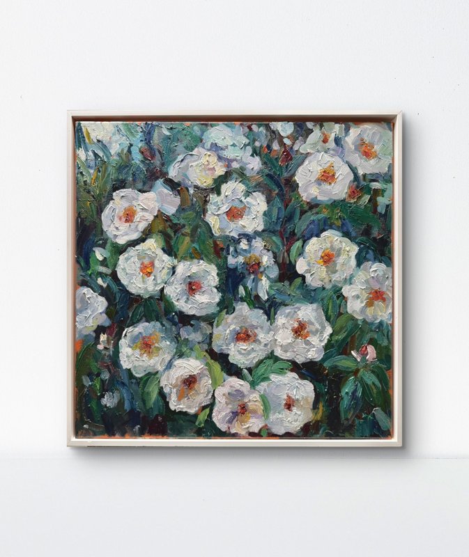 Twixt Spring'S Silence 1 Oil On Canvas 20X20